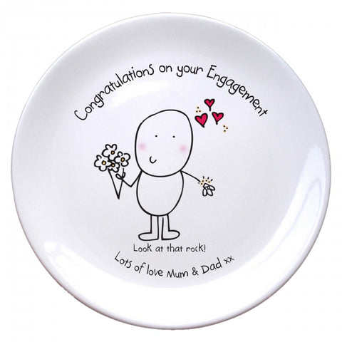 Chilli & Bubble's Engagement 8" Plate