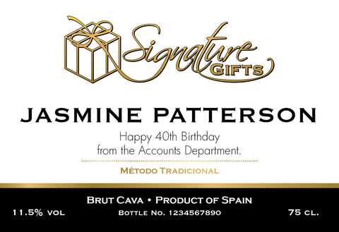 Corporate Classic Cava in a Silk Lined Gift Box