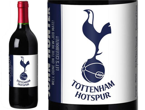 Simply Spurs Personalised Red Wine