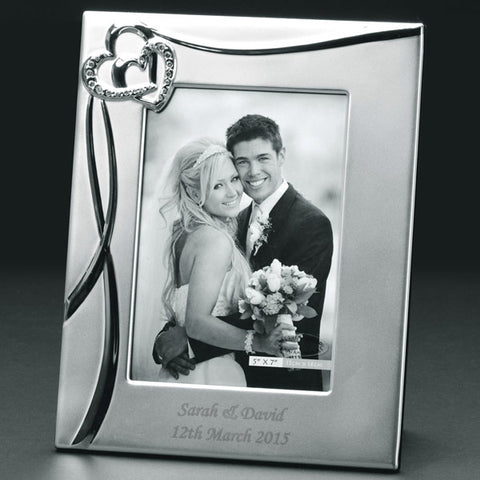 Sparkling Hearts 8x10 Photo Frame