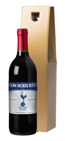 French VdP Spurs Vintage Red Wine in a Gold Box