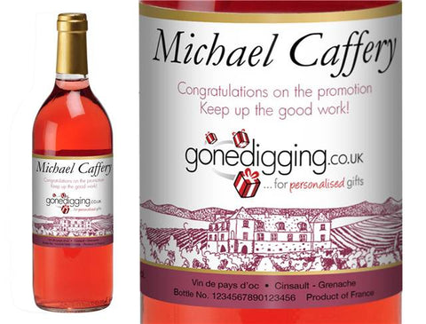 Corporate Vineyard Personalised Rosé Wine