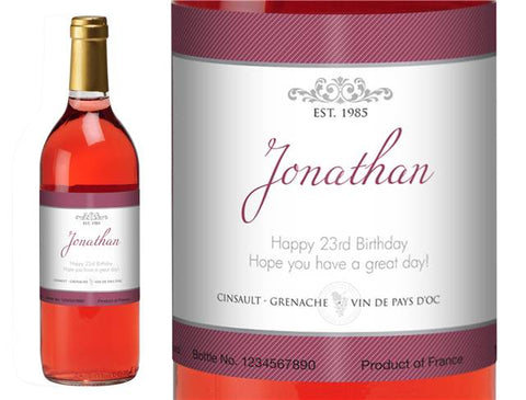 Frame Personalised Rosé Wine