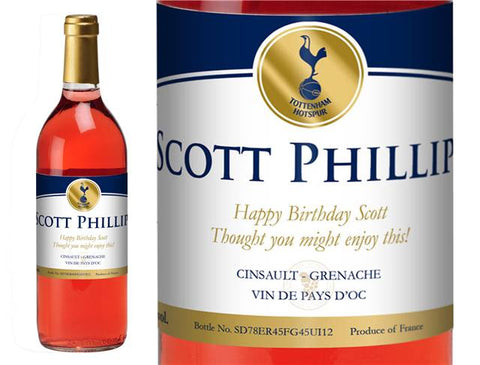 Spurs Gold Personalised Rosé Wine