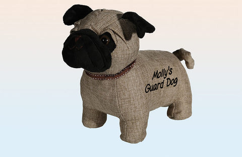 Personalised Pug Door Stop