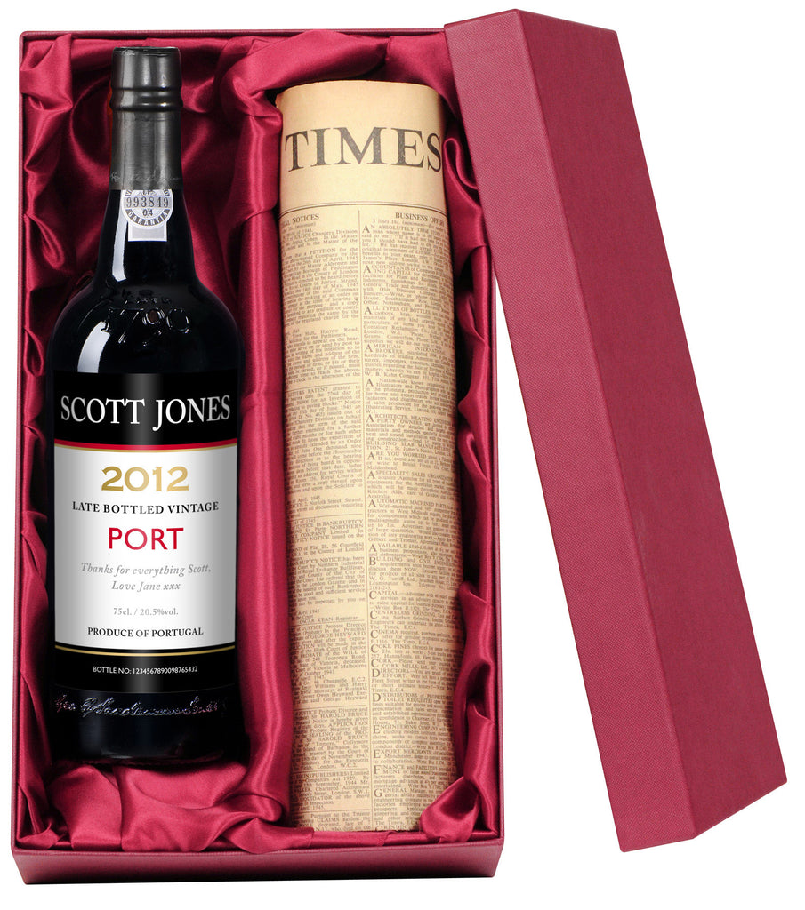 Contemporary Port with Newspaper Giftpack