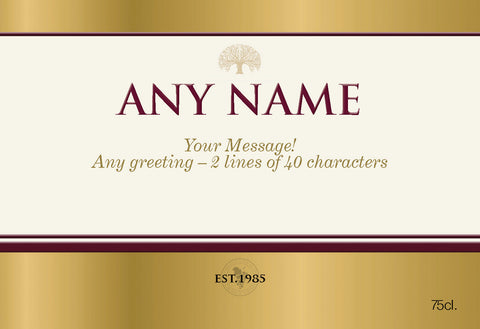 French AC Gold Red Wine in a Silk Lined Box