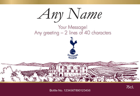 Spurs Vineyard Labels for Red Wine (Pack of 12)