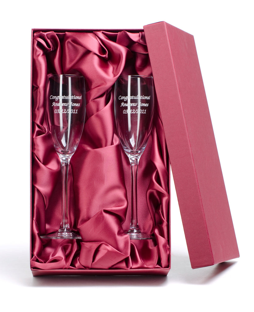 Personalised Champagne Flutes