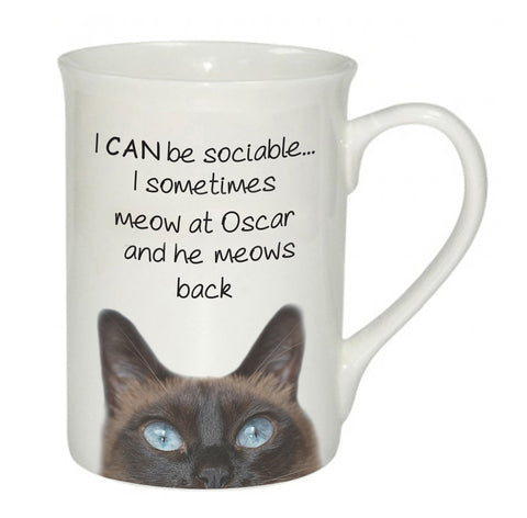 Sociable Cat Mug