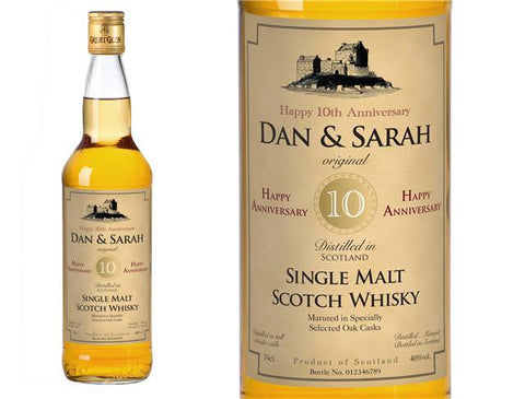 Anniversary Personalised Single Malt Whisky