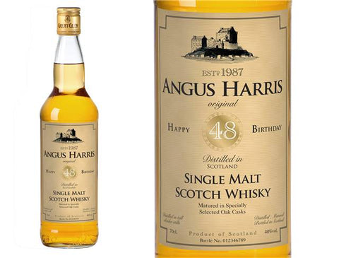 Birthday Personalised Single Malt Whisky