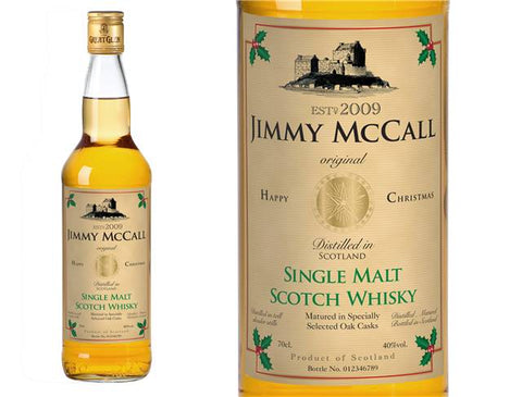 Christmas Personalised Single Malt Whisky