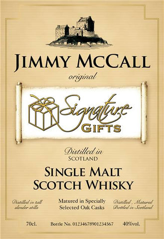 Corporate Historic Personalised Single Malt Whisky