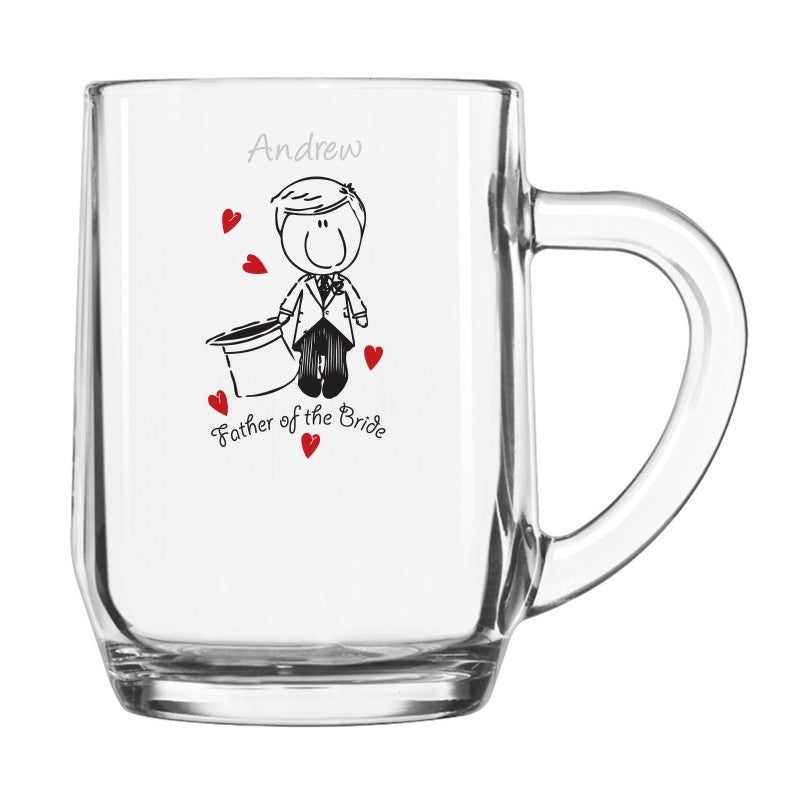 Graffiti Wedding Character 1/2 Pint Tankard