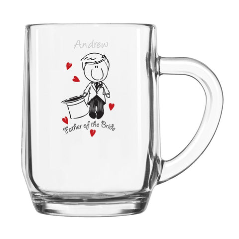 Graffiti Wedding Character 1/2 Pint Tankard