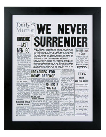 Front Page Newspaper Print