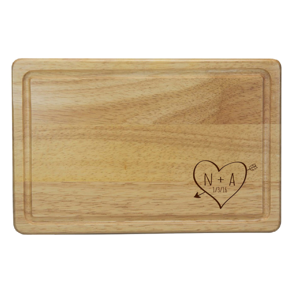 Sketch Heart Rectangular chopping board