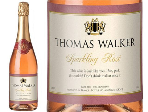 Any Occasion Personalised Sparkling Rosé Wine