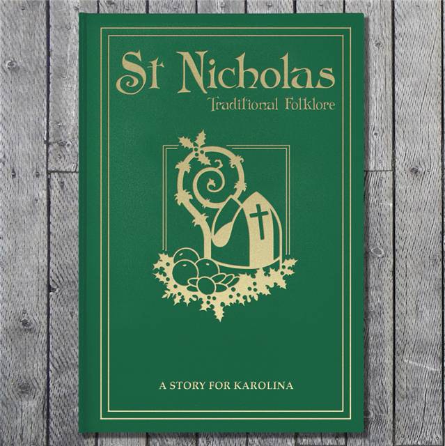 St Nicholas Traditional Folklore Embossed Classic Hardback Book