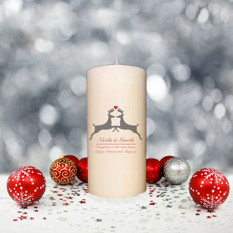 Animal Silhouette Pillar Candle