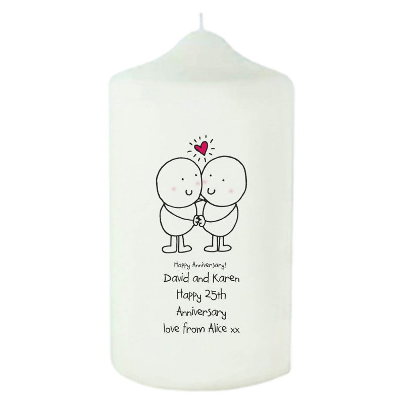 Chilli & Bubble's Anniversary Candle