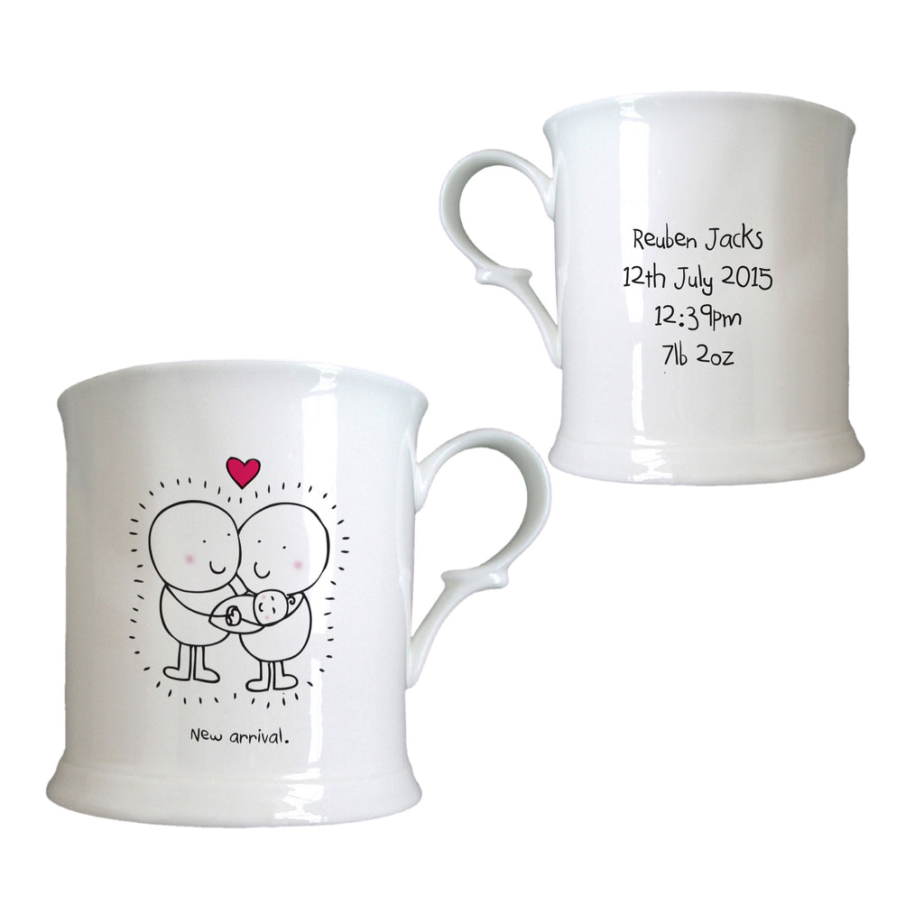 Chilli & Bubble's New Baby Half Pint Tankard