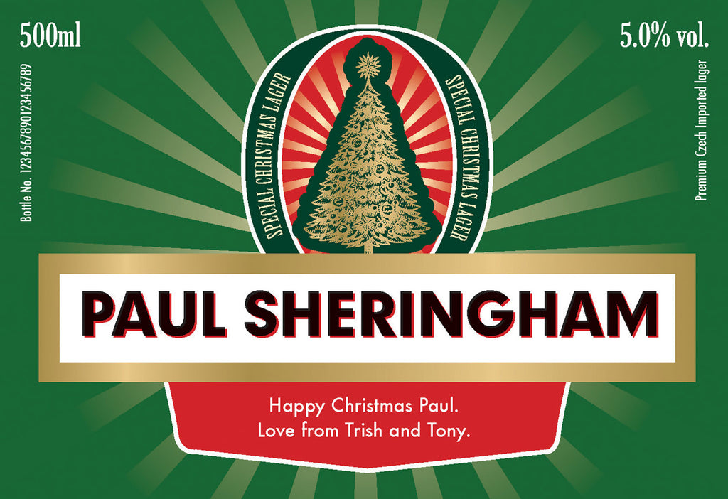 Christmas Labels for Lager