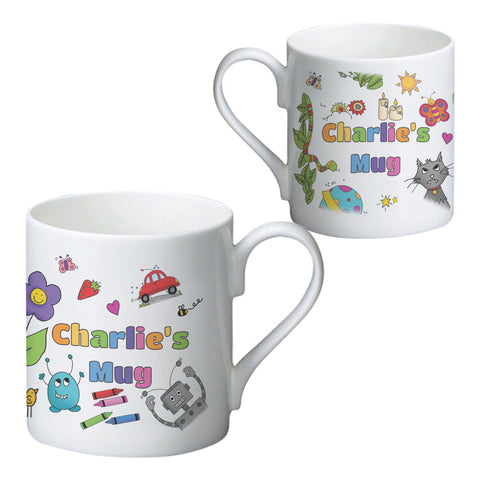 Cartoon Character Childrens Mug