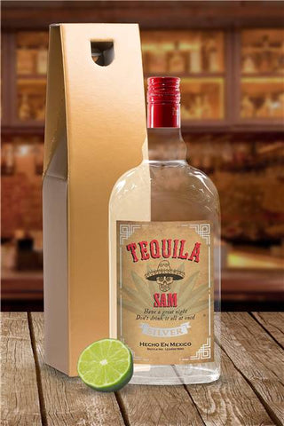 Tequila in a Gold Gift Box