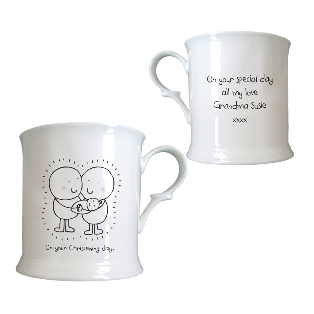 Chilli & Bubble's Christening Half Pint Tankard