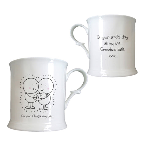 Chilli & Bubble's Christening Half Pint Tankard