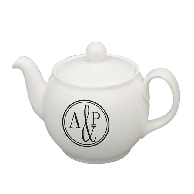 Monogram Circle Teapot