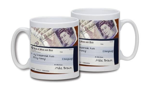 Personalised Bank of Mum and Dad Mug