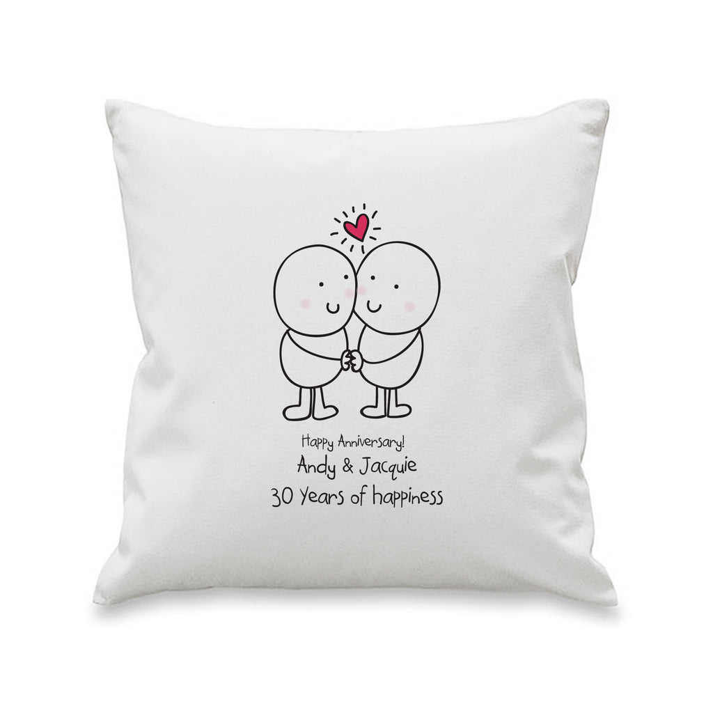 Chilli and Bubbles Anniversary Cushion Cover