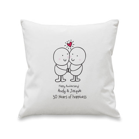 Chilli and Bubbles Anniversary Cushion Cover
