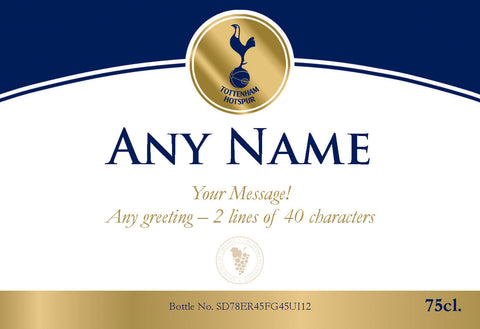 Spurs Gold Labels for Red Wine (Pack of 2)