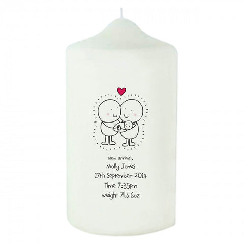 Chilli & Bubble's New Baby Candle