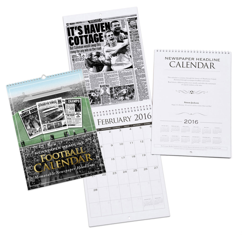 Fulham FC A4 Calendar