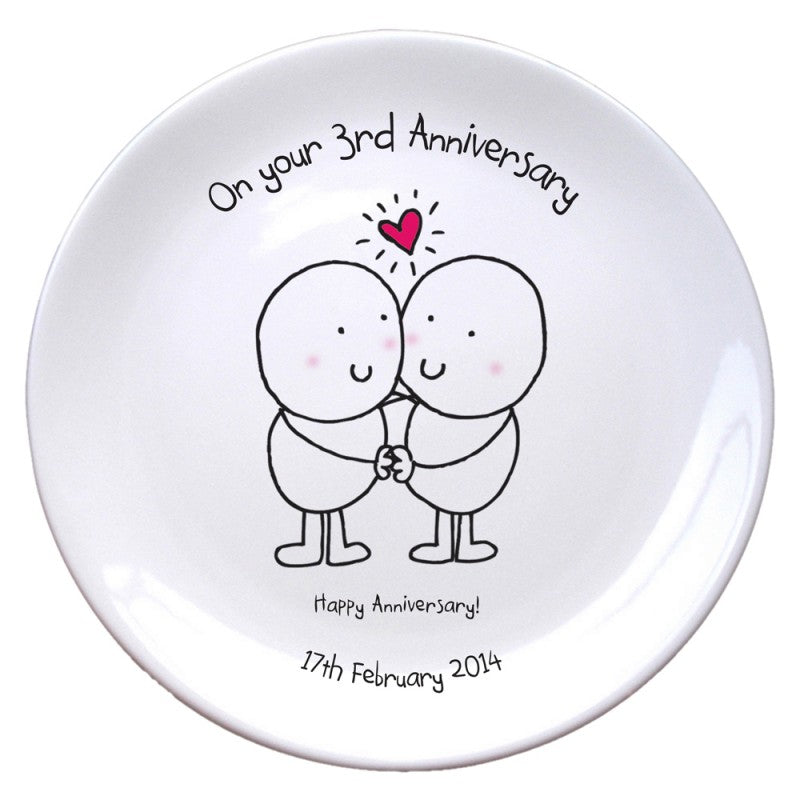 Chilli & Bubble's Anniversary 8" Plate