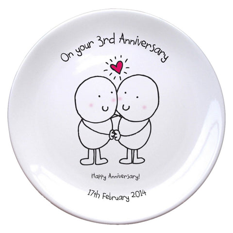 Chilli & Bubble's Anniversary 8" Plate