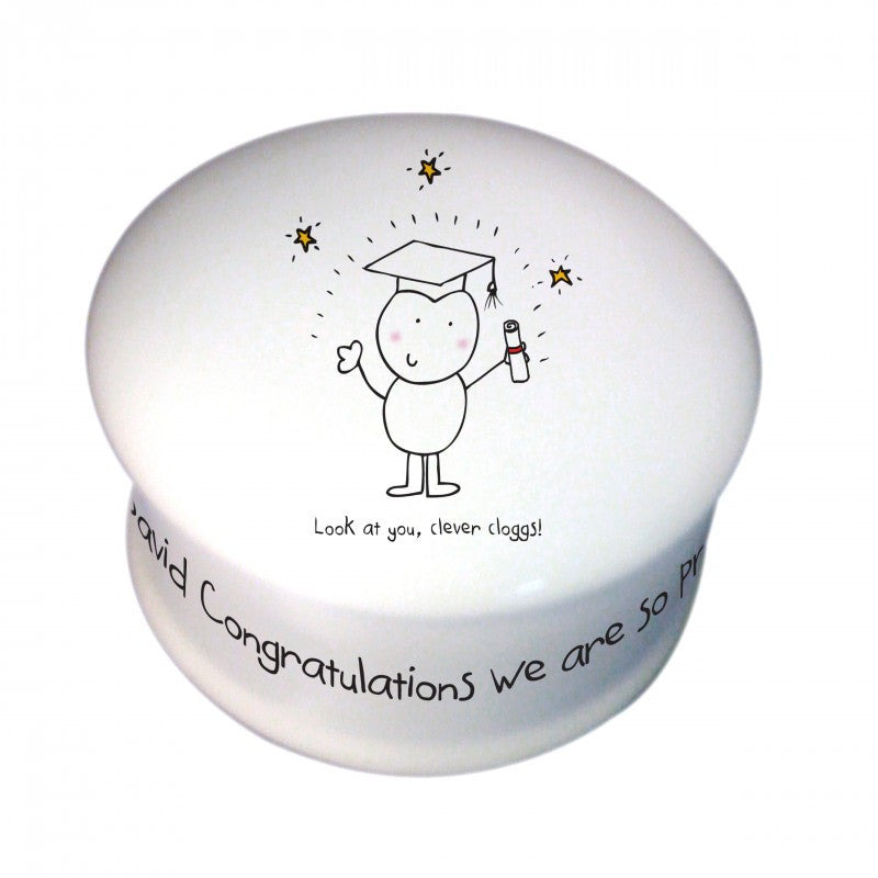 Chilli & Bubble's Graduation Trinket Box