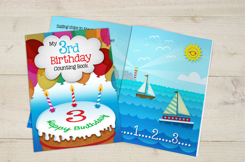 My 3rd Birthday Counting Book Un-personalised