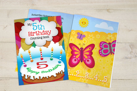 My 5th Birthday Counting Book Un-personalised