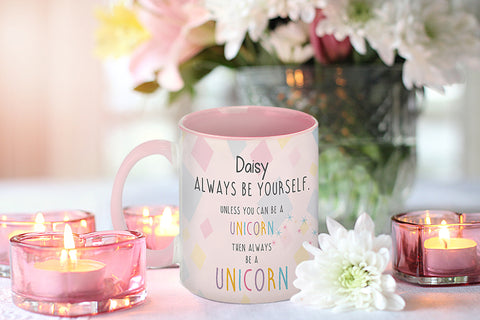 Always Be A Unicorn Pink Mug