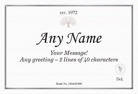 Classic Labels for Rosé Wine (Pack of 2)