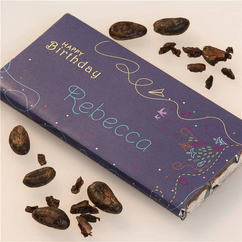 Personalised Happy Birthday Chocolate Bar for Her