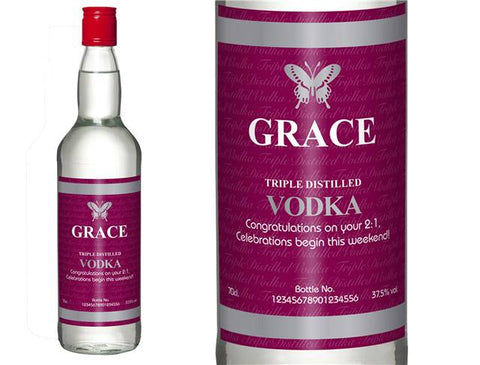 Butterfly Personalised Vodka