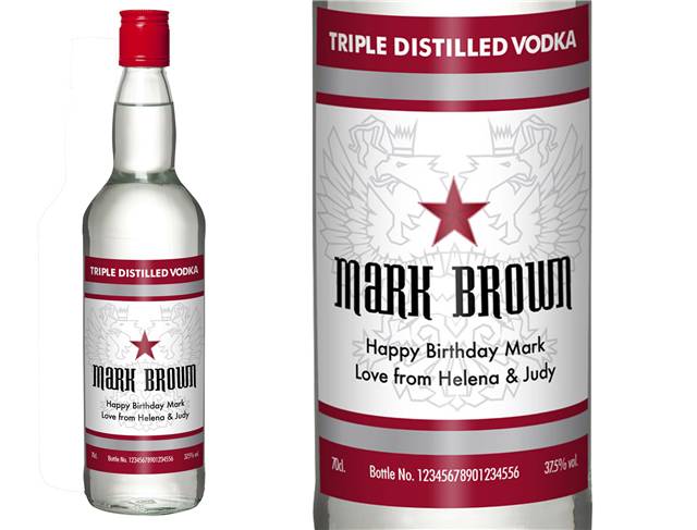 Classic Personalised Vodka