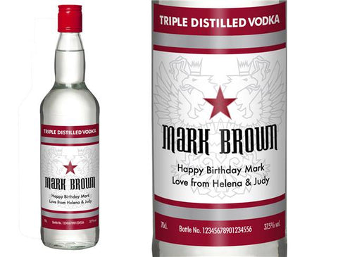 Classic Personalised Vodka